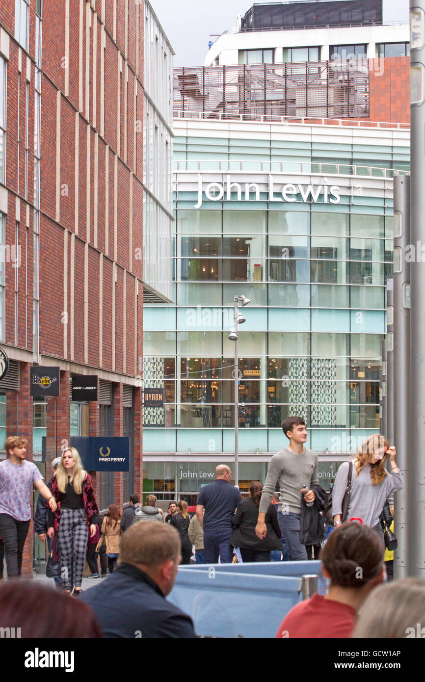 John Lewis Store, Liverpool One, Merseyside, UK Stock Photo Alamy