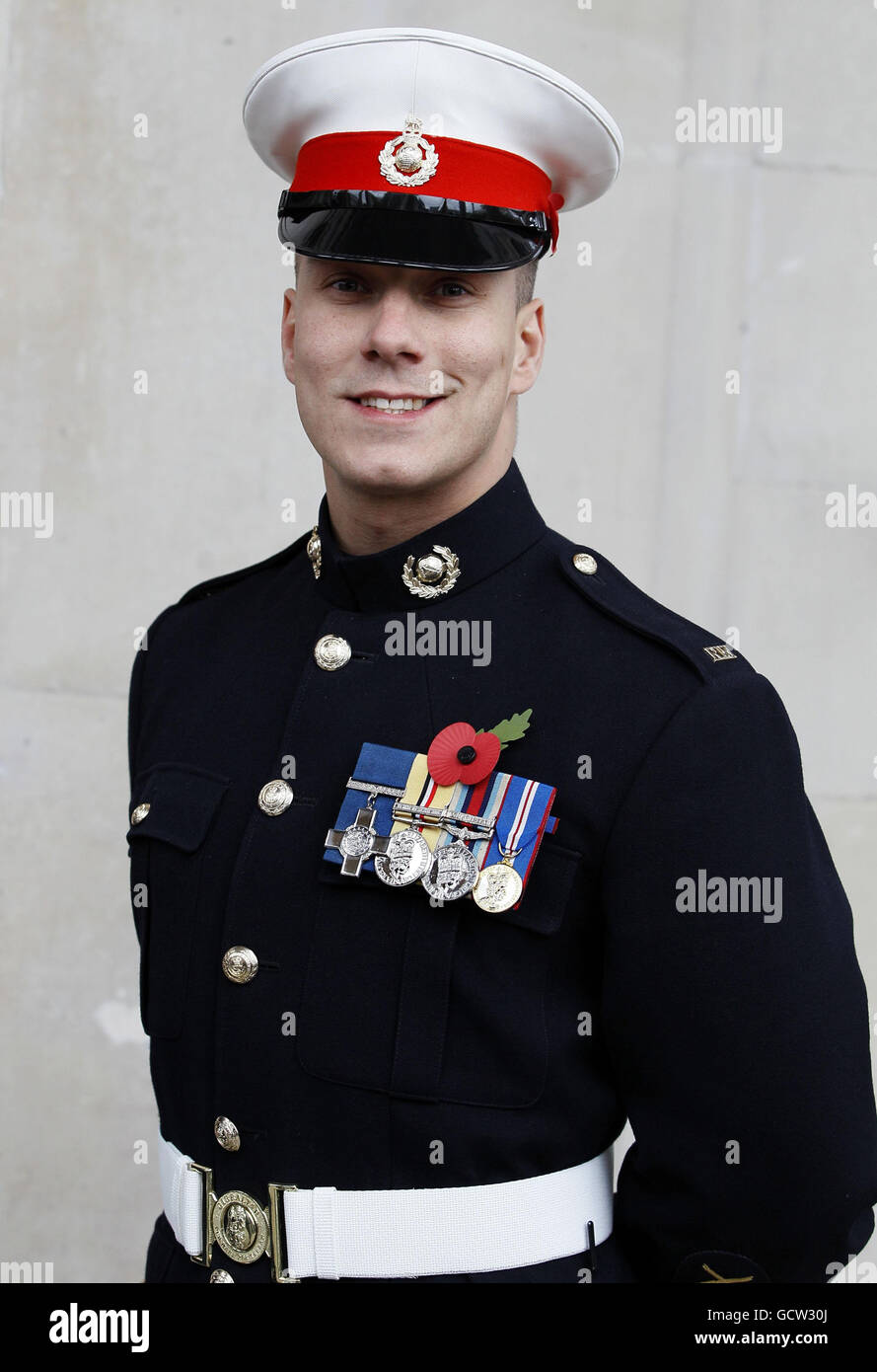 Lance Corporal Matt Croucher A George Cross Medal Holder Arrives For A Service For The Victoria Cross And George Cross Association Reunion At St Martin In The Fields In London Stock Photo Alamy