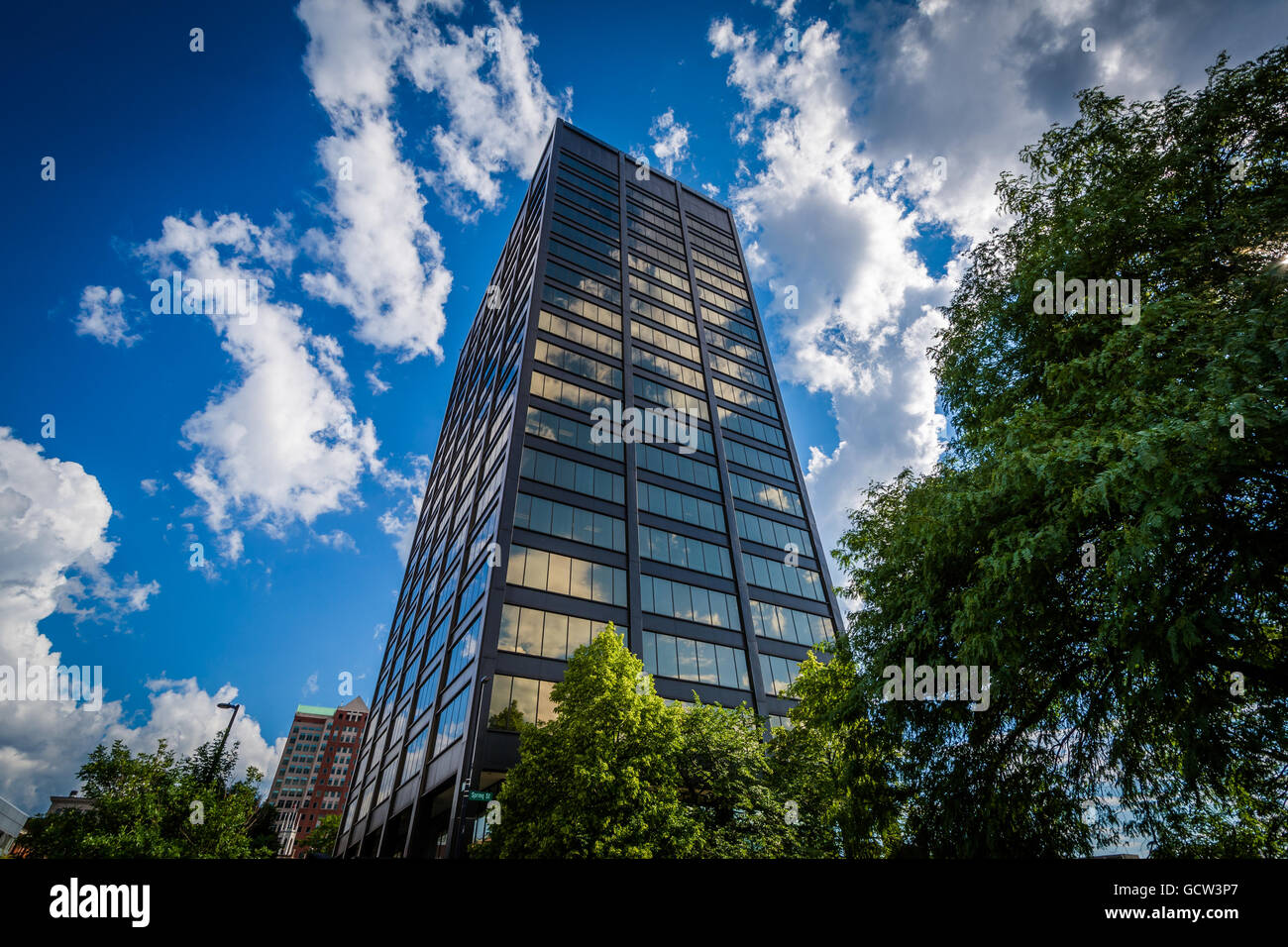 Modern building in downtown Manchester, New Hampshire Stock Photo Alamy