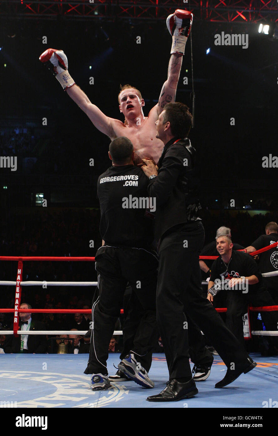 Boxing Commonwealth Super Middleweight Title Groves v Kenny Anderson MEN Arena