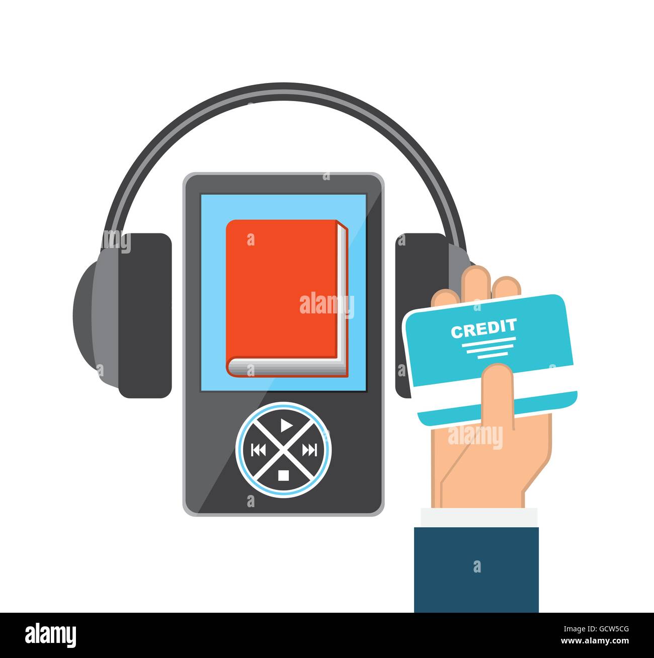 Mp3, book and Headphone icon. Audiobooks design. Vector graphic Stock  Vector Image & Art - Alamy