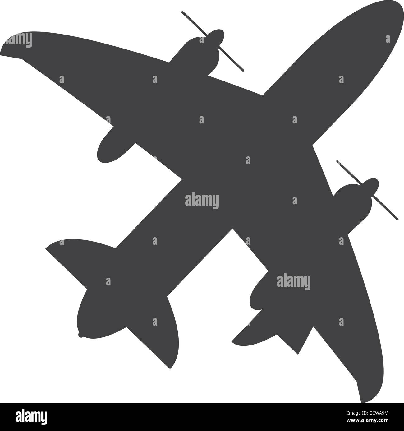 flying airplane icon Stock Vector Image & Art - Alamy