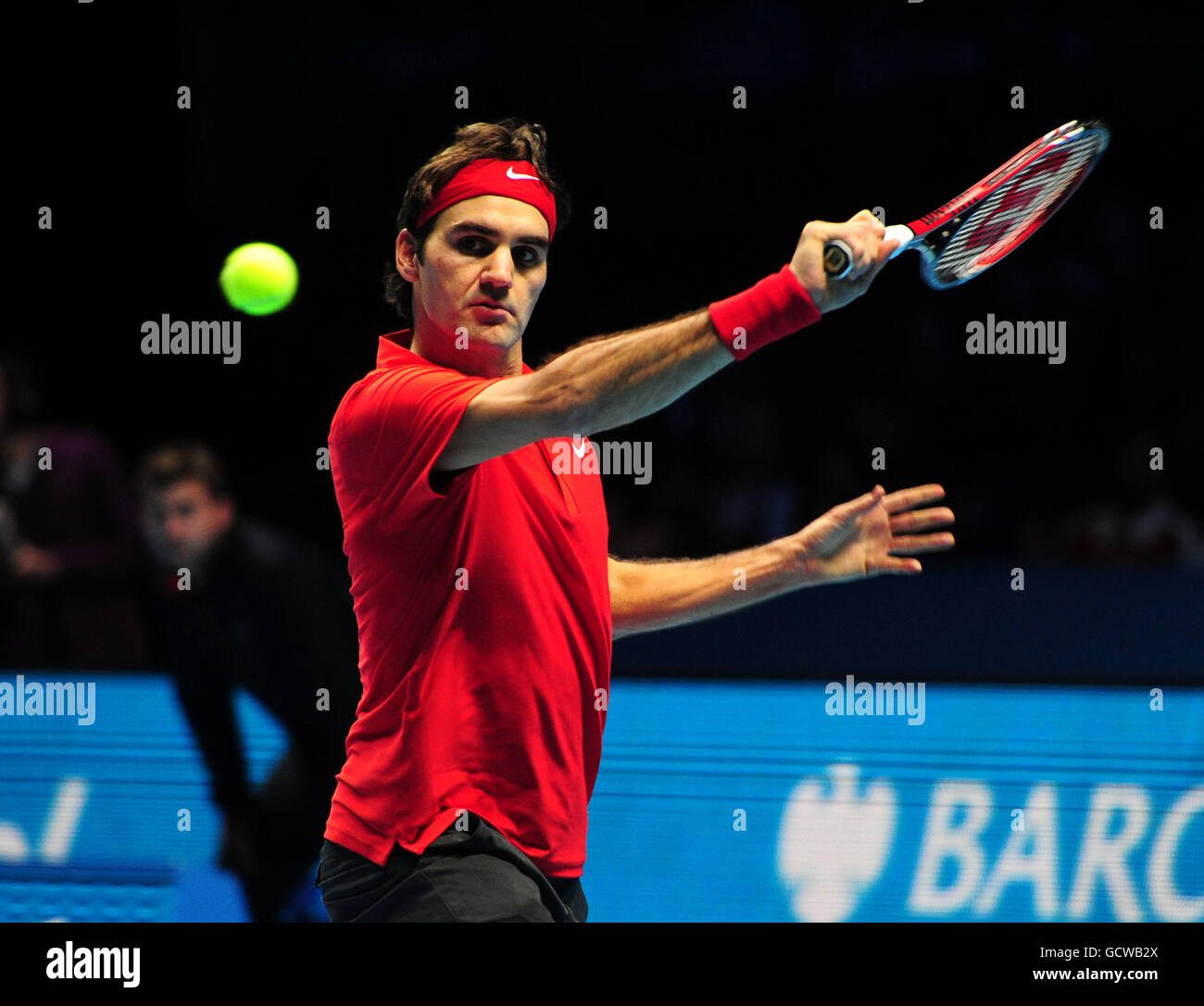 Tennis - Barclays ATP World Tennis Tour Finals - Day Eight - O2 Arena Stock Photo