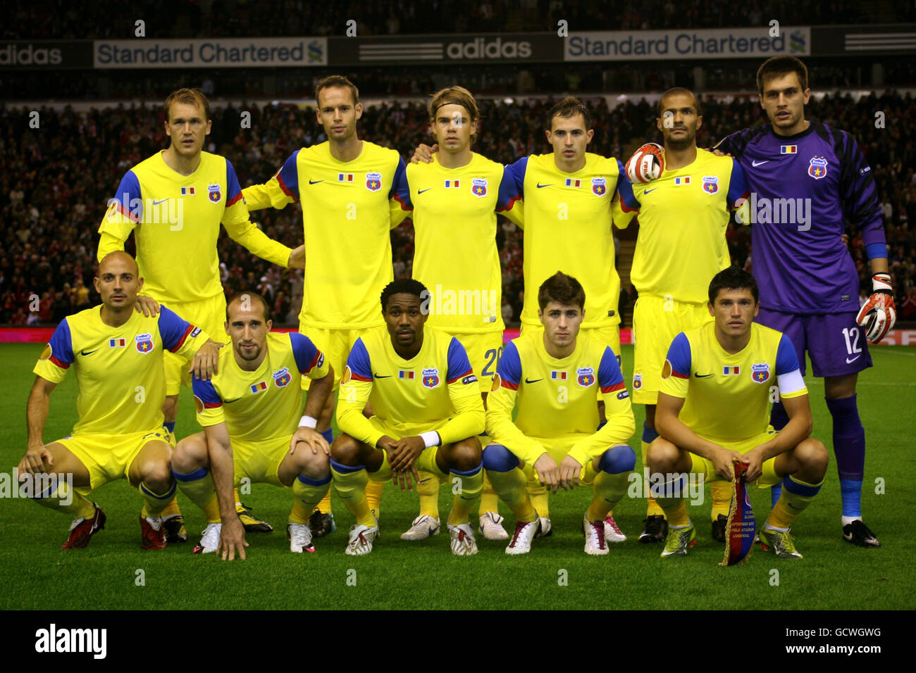 Bucharestjuly23football Team Steaua Bucharest Before Match Stock Photo  207550114