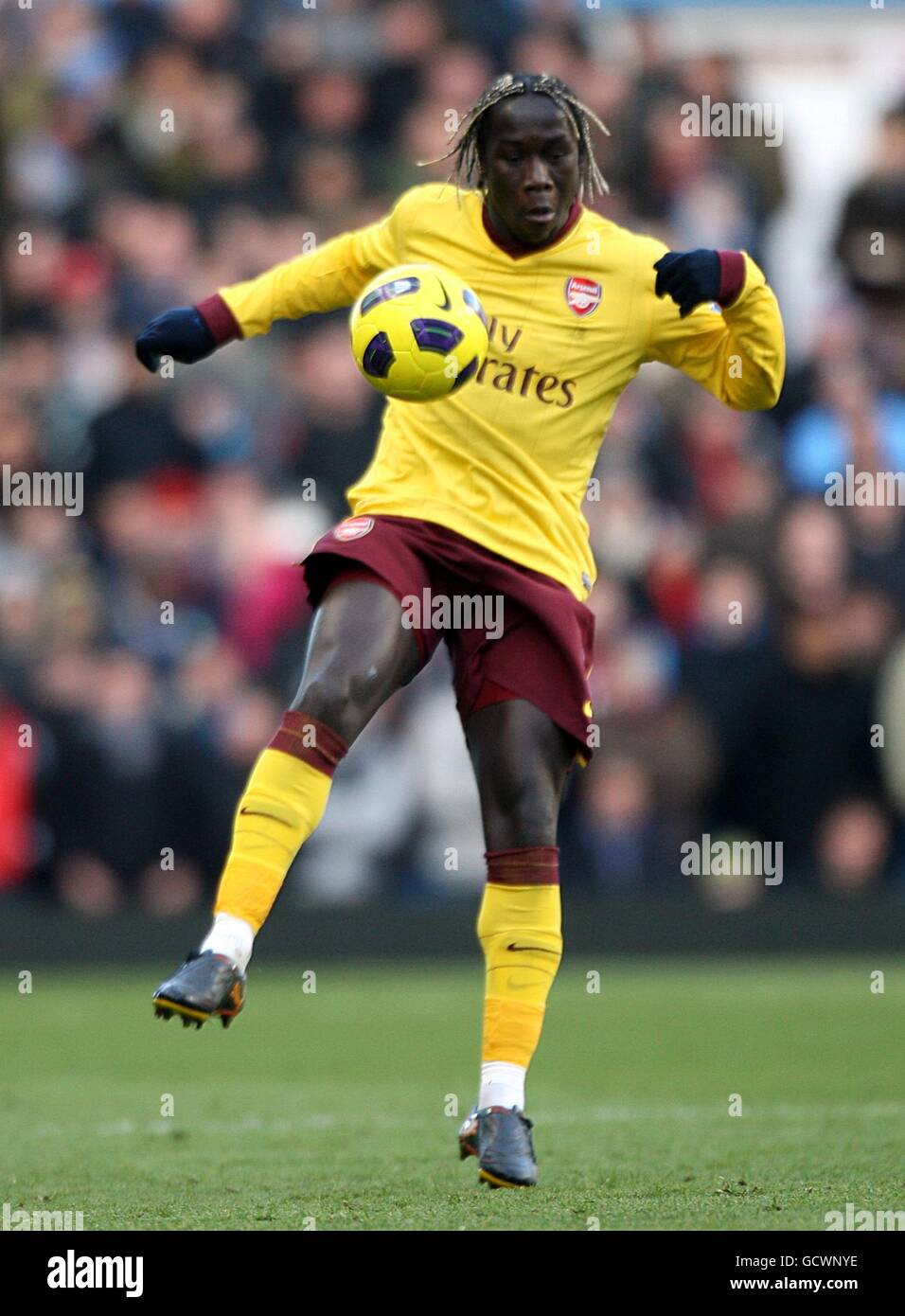Soccer - Barclays Premier League - Aston Villa v Arsenal - Villa Park. Bacary Sagna, Arsenal Stock Photo