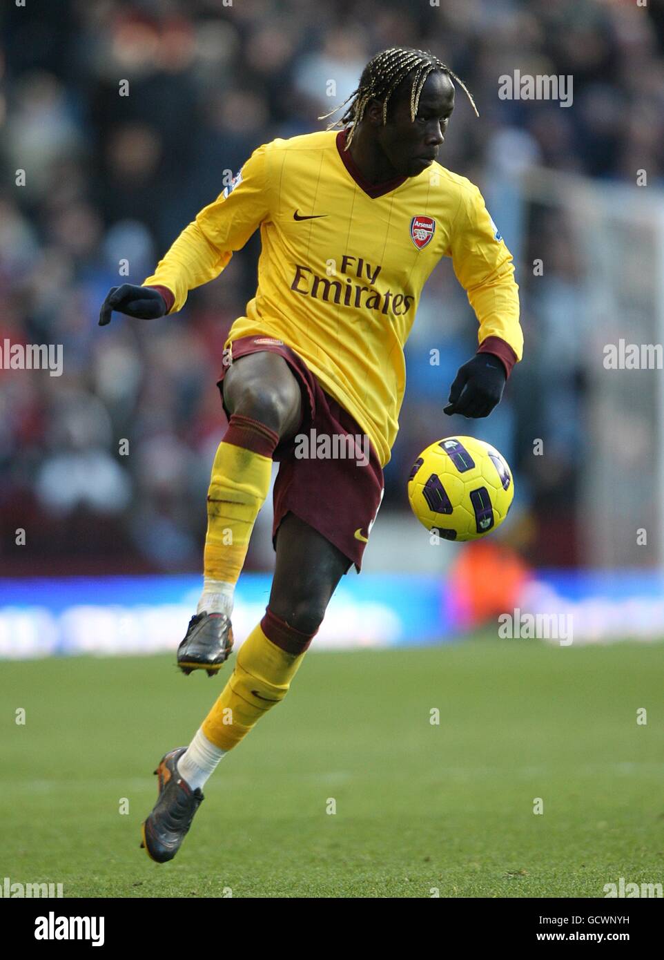 Soccer - Barclays Premier League - Aston Villa v Arsenal - Villa Park. Bacary Sagna, Arsenal Stock Photo