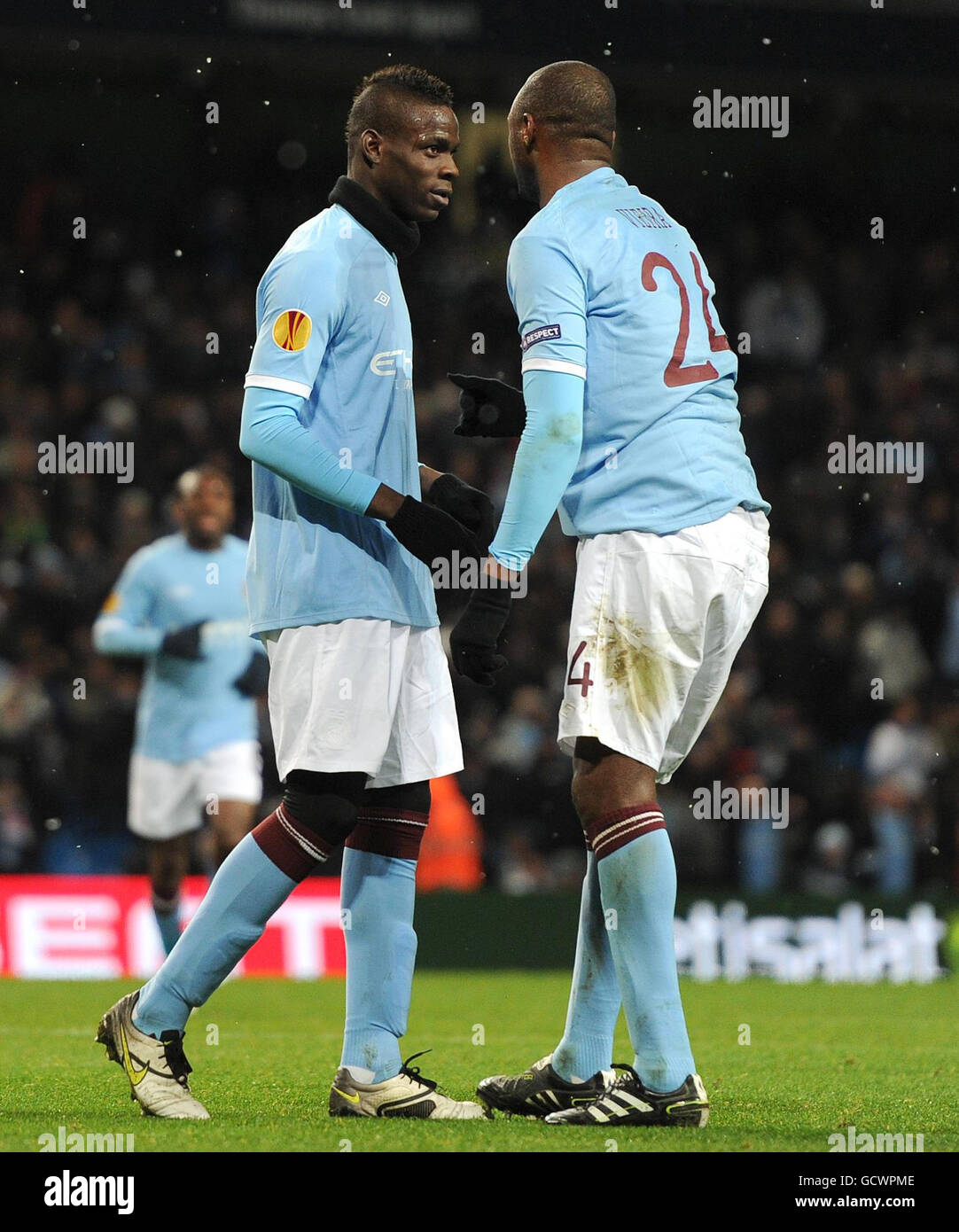 Soccer Uefa Europa League Group A Manchester City V Red Bull Stock Photo Alamy