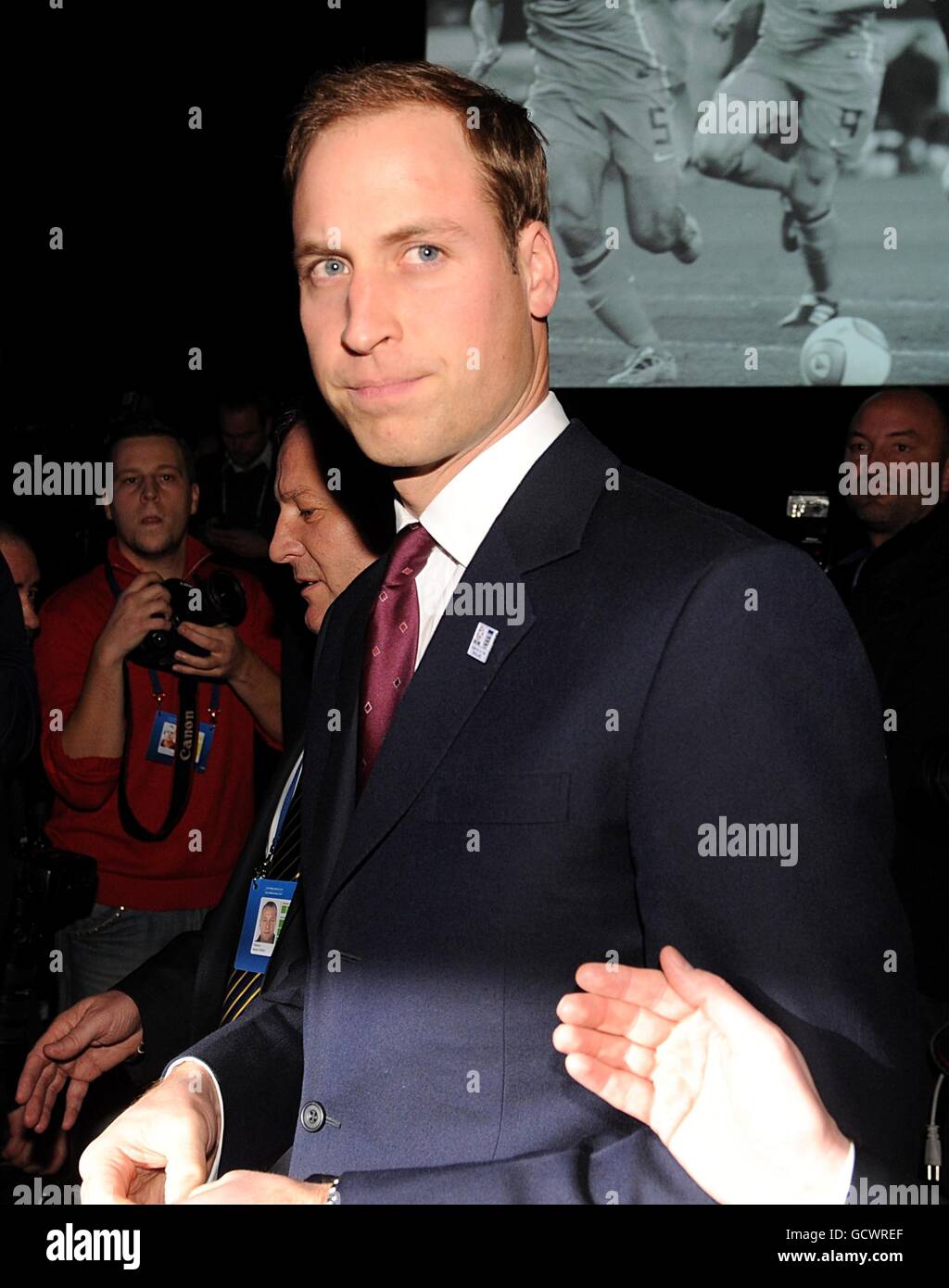 Prince William at the Announcement of the FIFA World Cup 2018/2022 Host