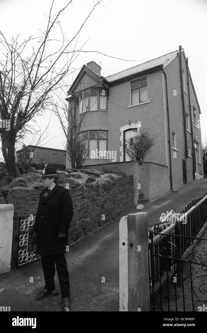 The detached home in Garden Lane, Bradford of Peter Sutcliffe, the serial killer who was dubbed 'The Yorkshire Ripper'. Stock Photo