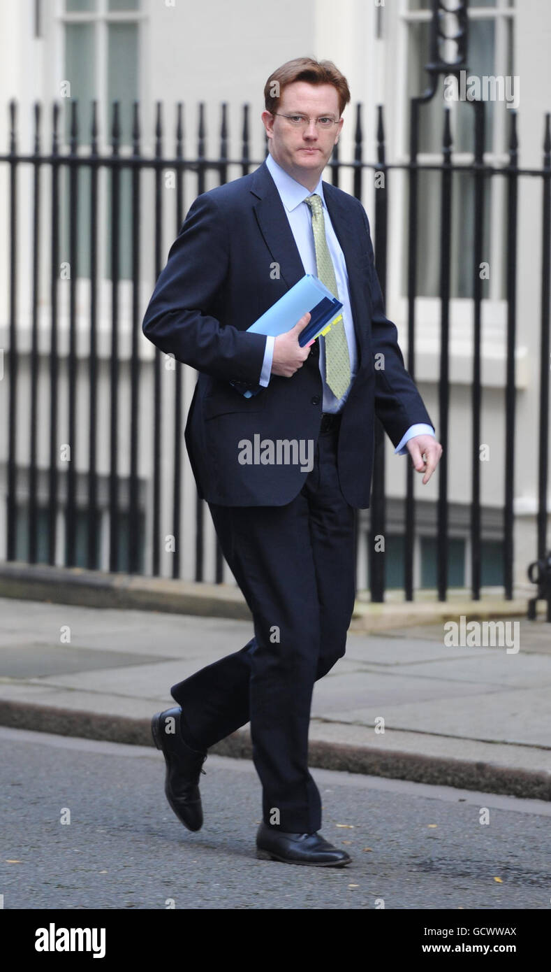 Danny Alexander Chief Secretary to the Treasury Danny Alexander arrives at Downing ...