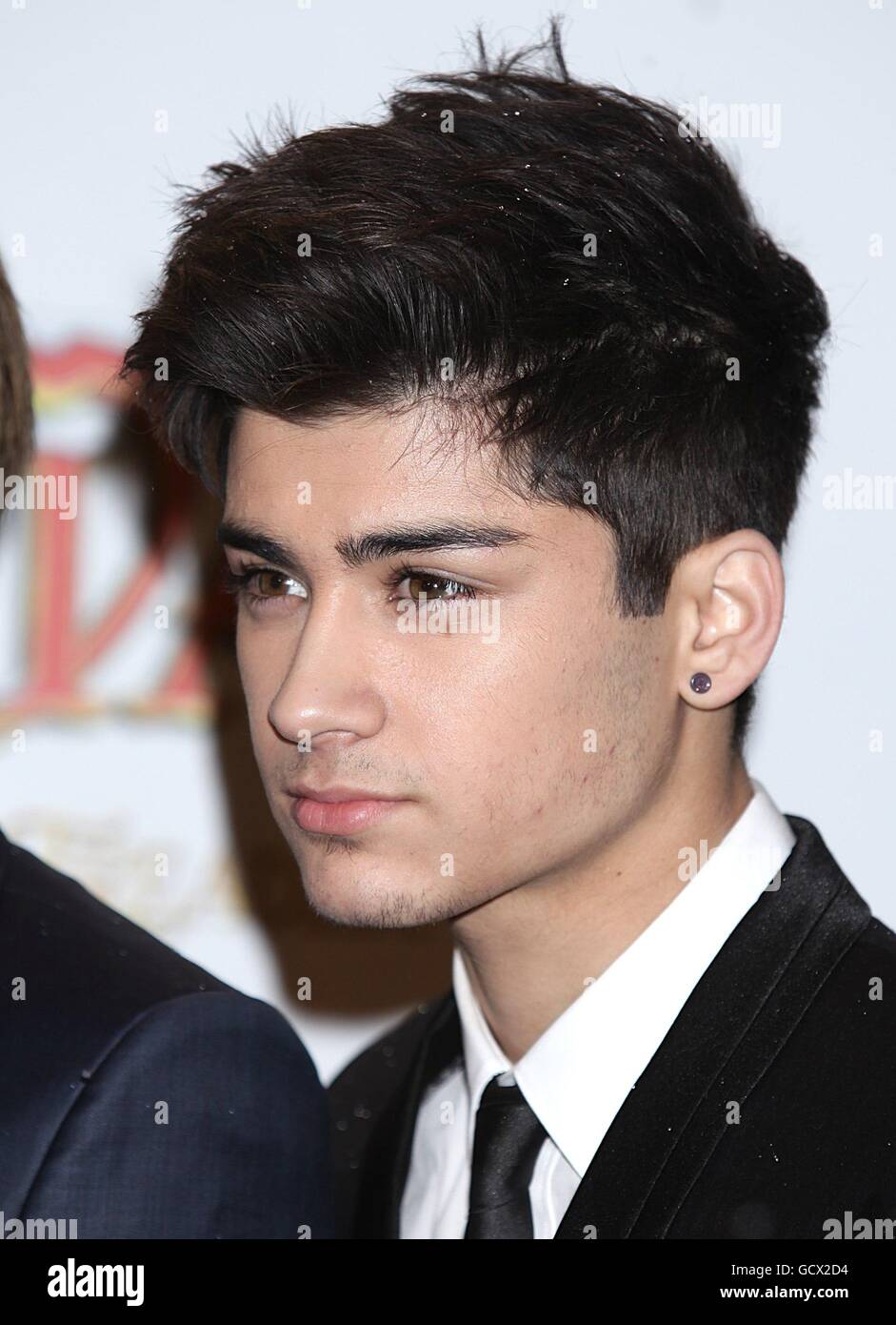 Zayn Malik arriving for the premiere of The Chronicles Of Narnia ...