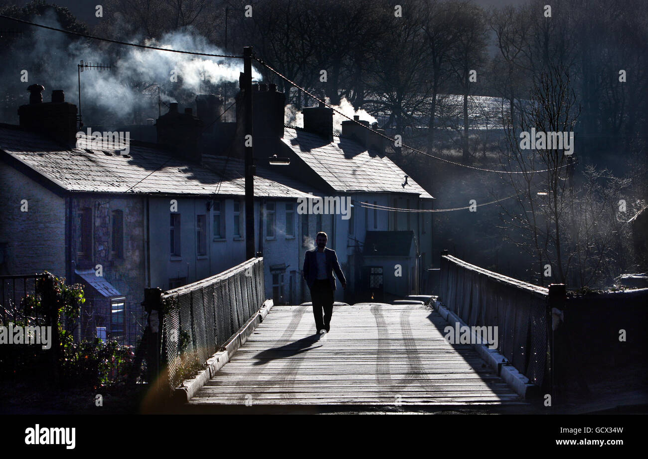 Winter weather Dec 5th Stock Photo