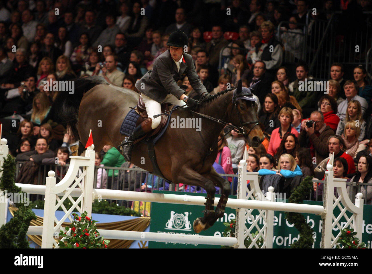 Great Britain's Ben Maher Robert Whitaker riding Rostar competes in the