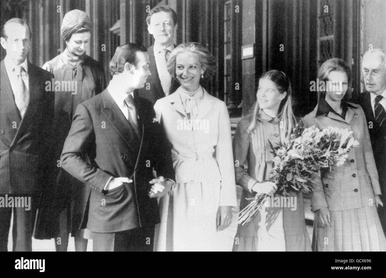 Royalty - Prince Michael of Kent and Baroness Riebnitz Wedding - Vienna Stock Photo