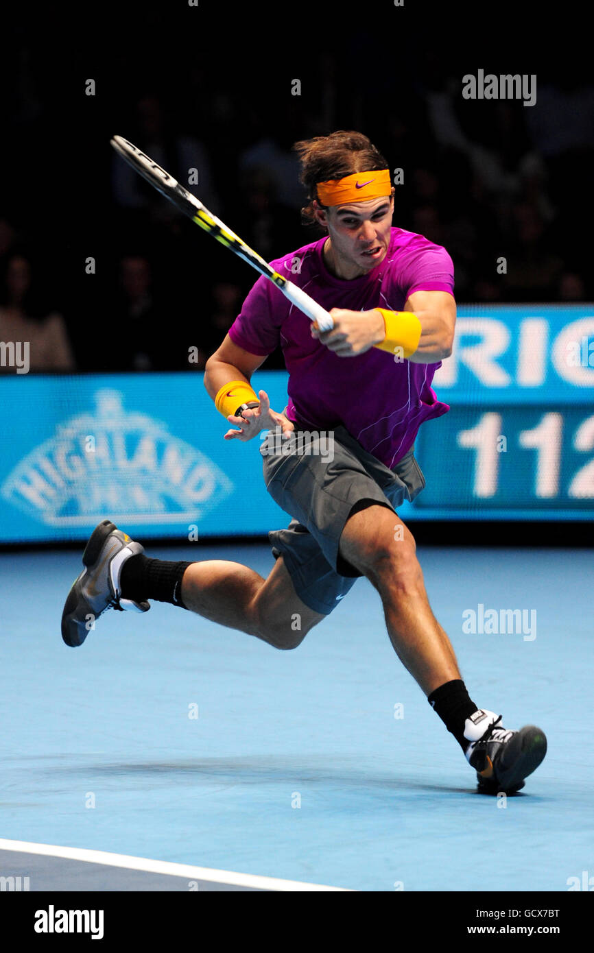 Tennis - Barclays ATP World Tennis Tour Finals - Day Eight - O2 Arena Stock Photo