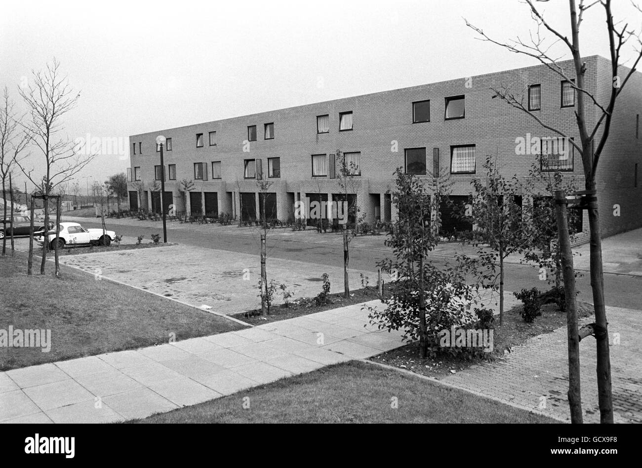 Buildings and Landmarks Milton Keynes. Modern housing estate in