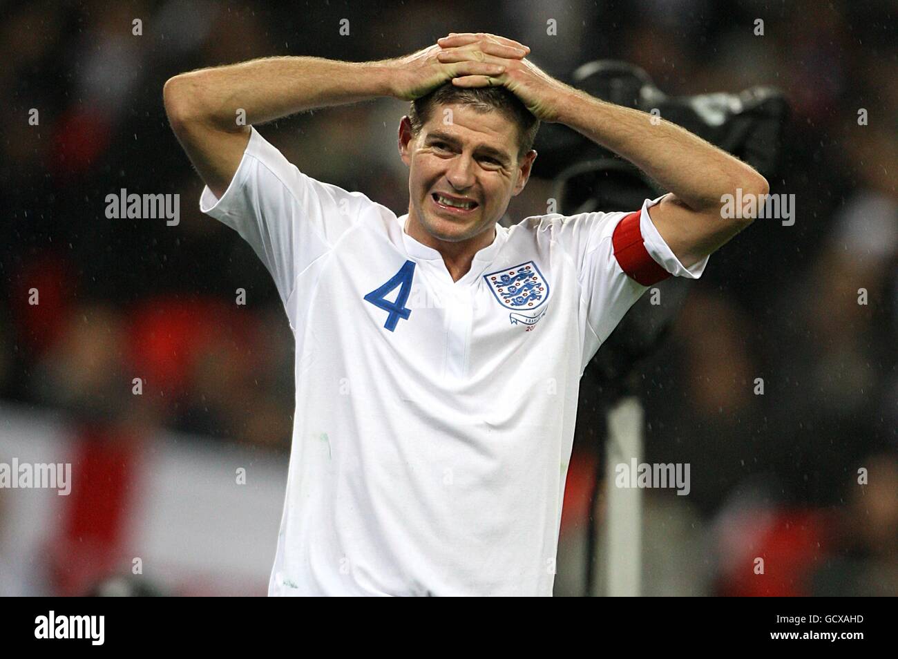 Soccer - International Friendly - England v France - Wembley Stadium Stock Photo
