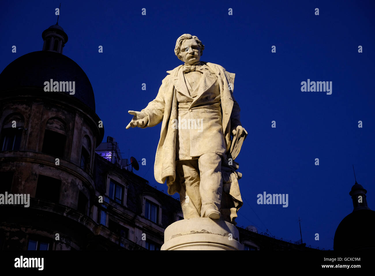 Monument to Gheorghe Lazar the founder of the first Romanian language ...