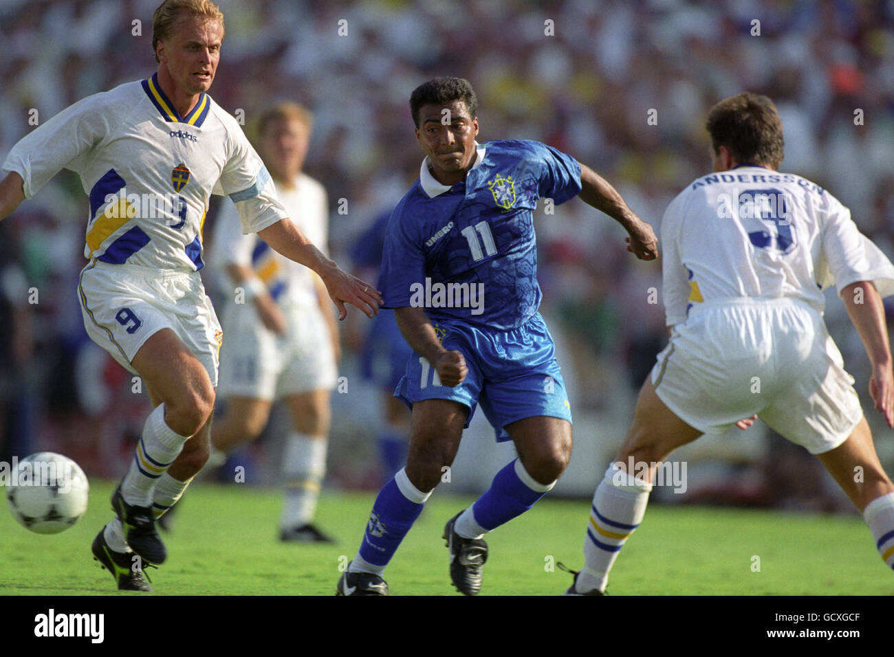 Soccer FIFA World Cup USA 94 Semi Final Sweden v Brazil Rose