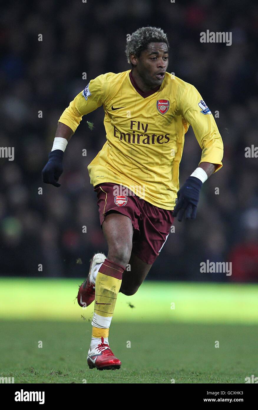 Soccer - Barclays Premier League - Manchester United v Arsenal - Old Trafford. Alex Song, Arsenal Stock Photo