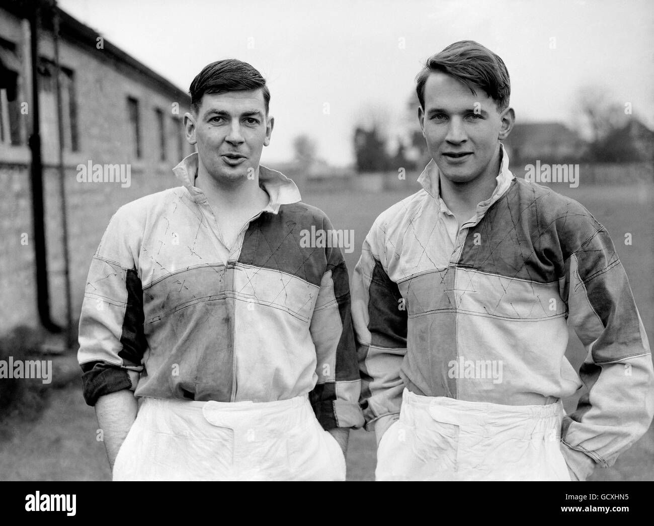 Rugby Union - Harlequins Photocall. PF Haddon (left) and MR Handfield-Jones, Harlequins Stock Photo