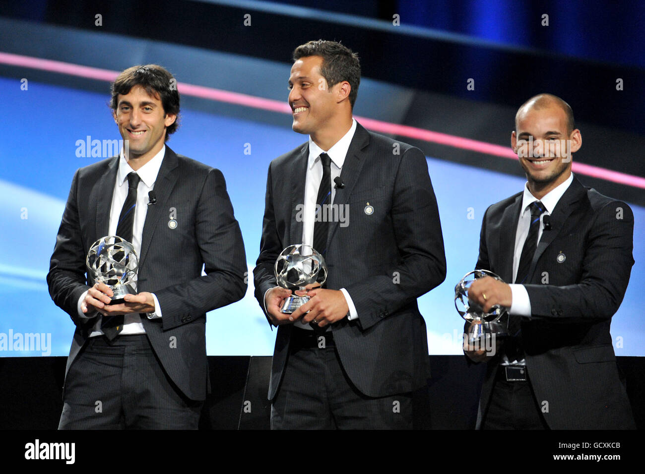 Soccer - UEFA Champions League Draw - Grimaldi Forum Stock Photo