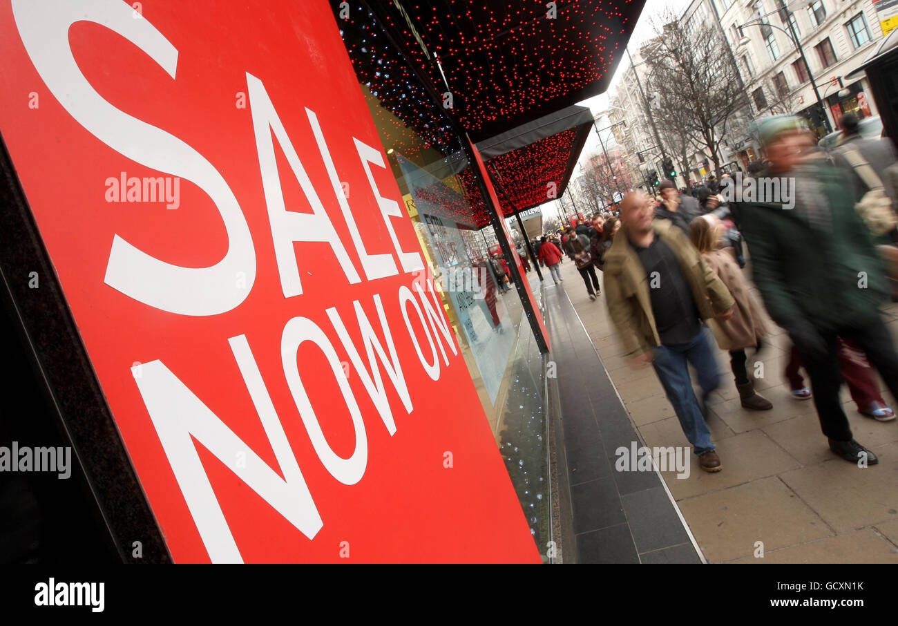 Post Christmas sales Stock Photo Alamy
