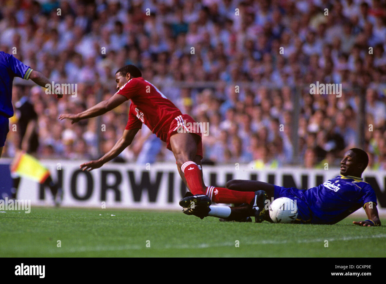 Soccer FA Cup Final Liverpool v Wimbledon Wembley Stadium Stock