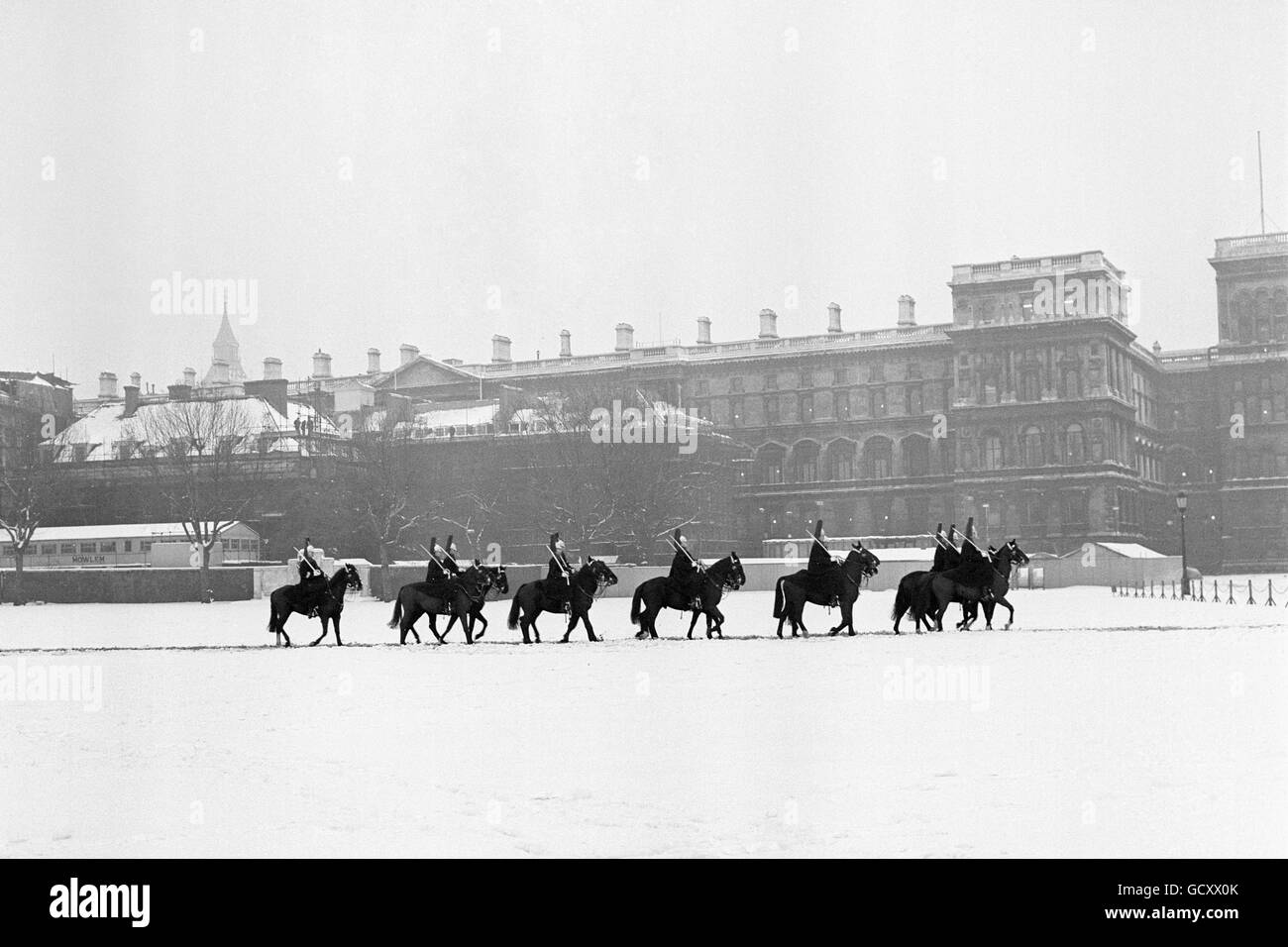 Weather - Winter - Snow Scenes - London Stock Photo