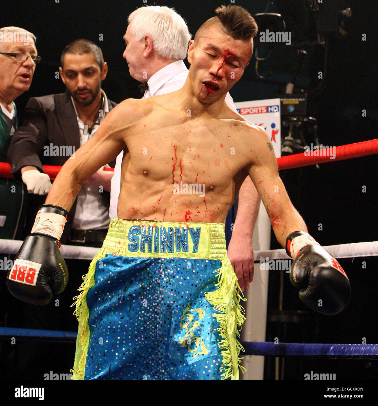 Boxing British Flyweight Title Shinny Bayaar v Paul Edwards Kings