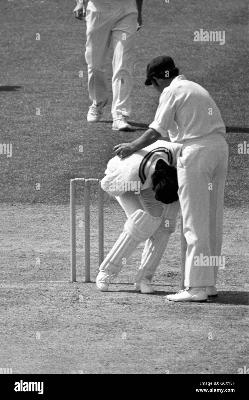 Cricket - Prudential World Cup 1975 - Group B - Australia v Sri Lanka - The Oval Stock Photo
