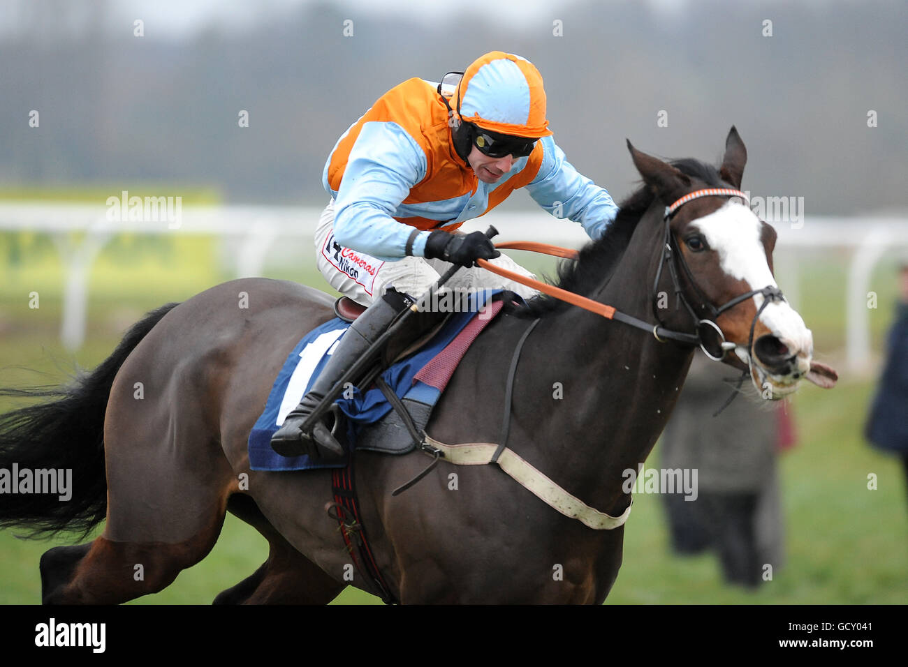 Jockey Wayne Hutchinson on Pride in Battle on the way to winning during