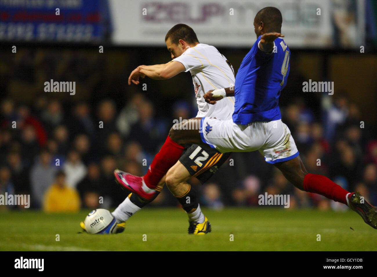 Soccer football league championship portsmouth hull city fratton park