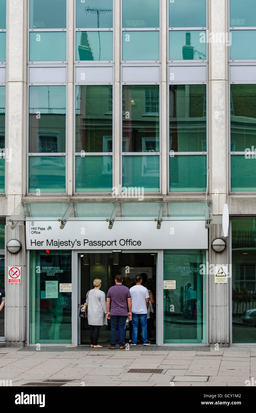 Passport Office at Eccleston Square, London Stock Photo - Alamy