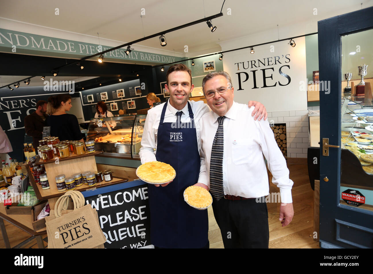 The grand opening of new award winning Turners Pies Pie Shop in