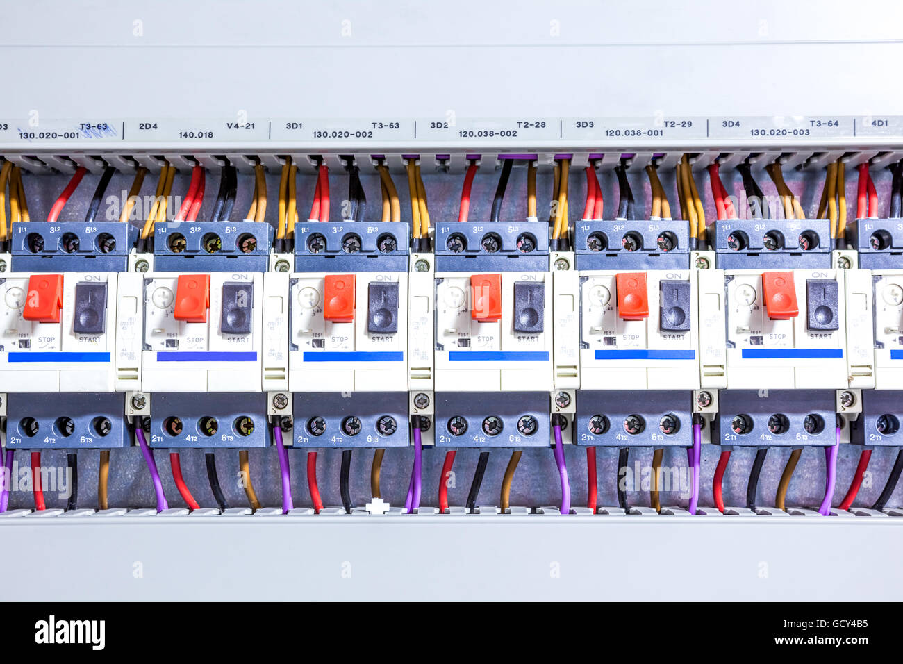 this electricity fuse box is an system for the whole house Stock Photo Alamy