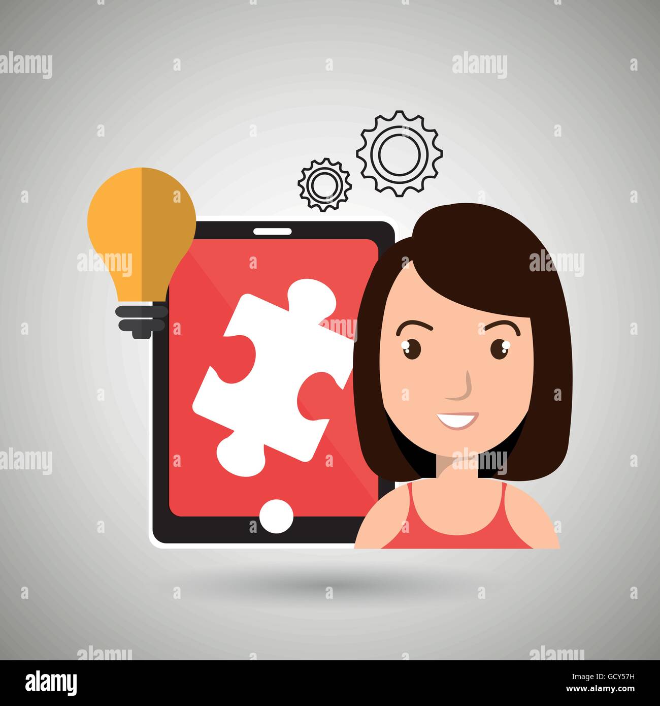 woman teamwork isolated icon design Stock Vector Image & Art - Alamy