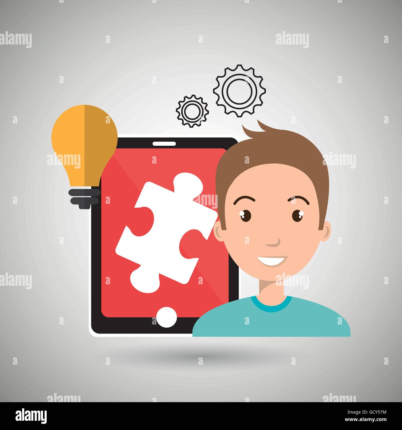 man teamwork isolated icon design Stock Vector Image & Art - Alamy