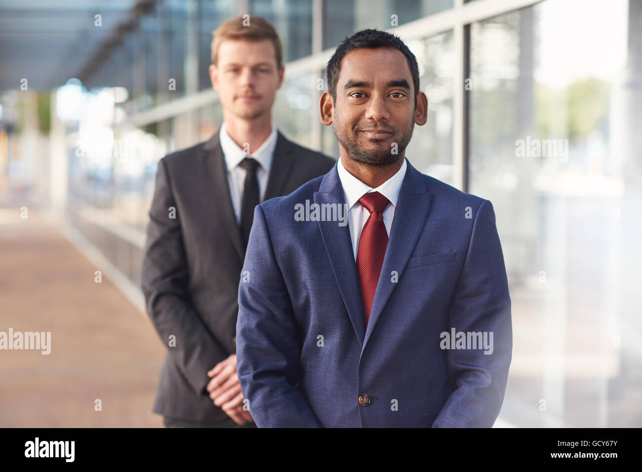 Partners in the corporate business world Stock Photo