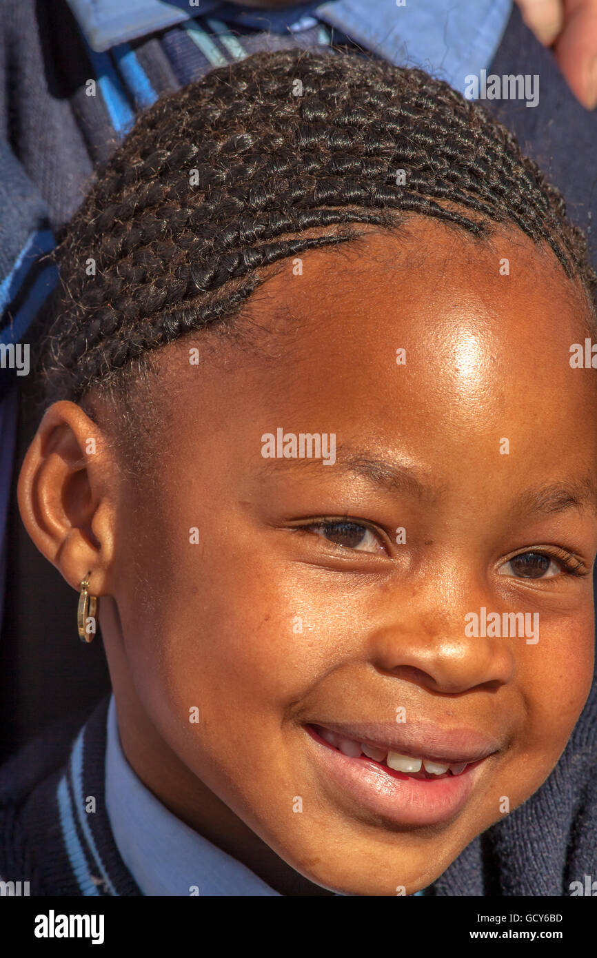 Smiling African Child Girl Stock Photo 111235809 Alamy