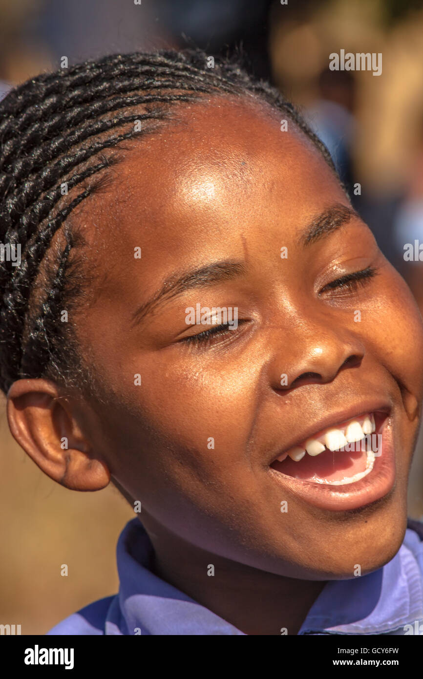 Smiling african child Stock Photo - Alamy