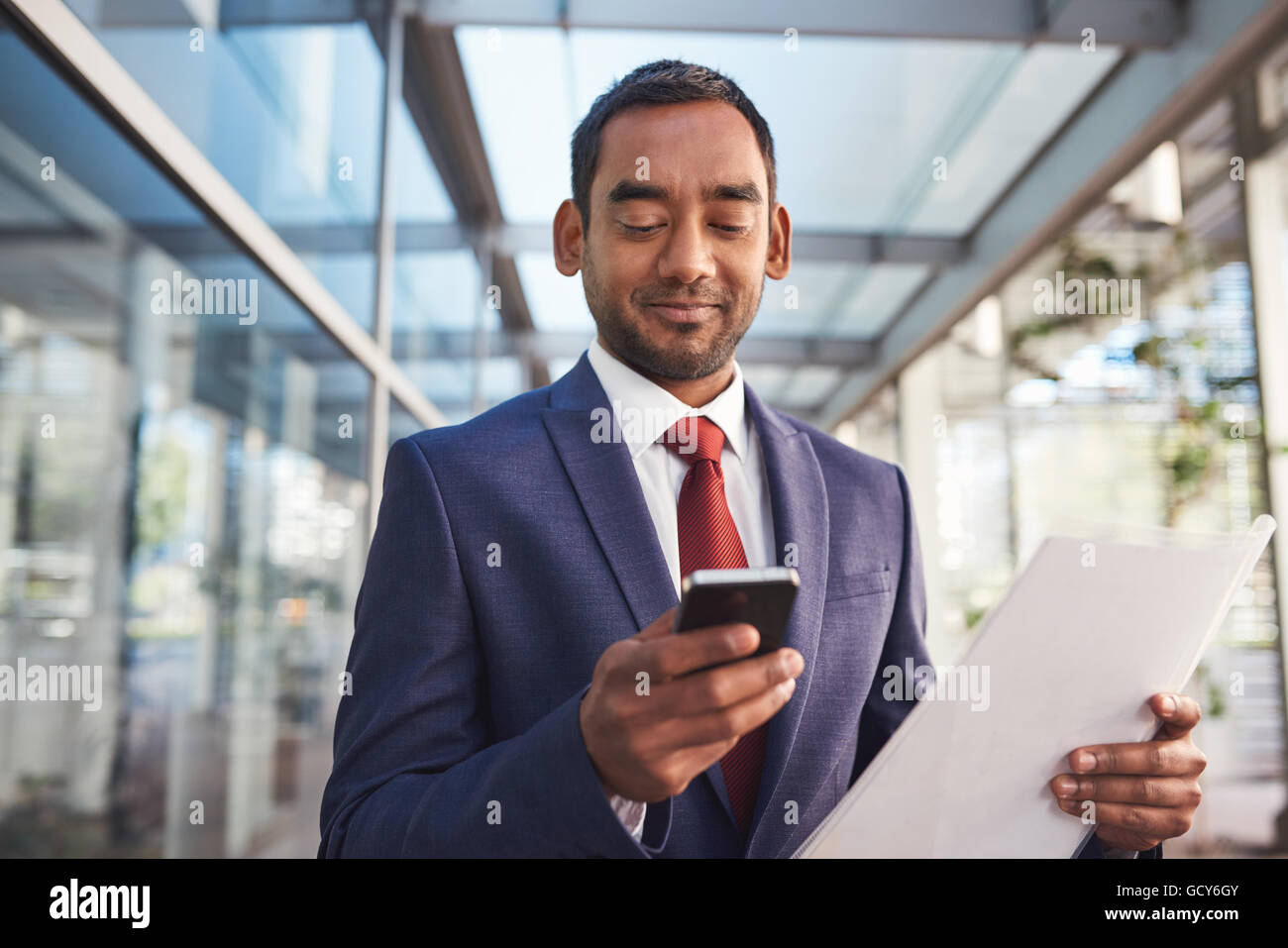 Multi tasking and the modern businessman Stock Photo