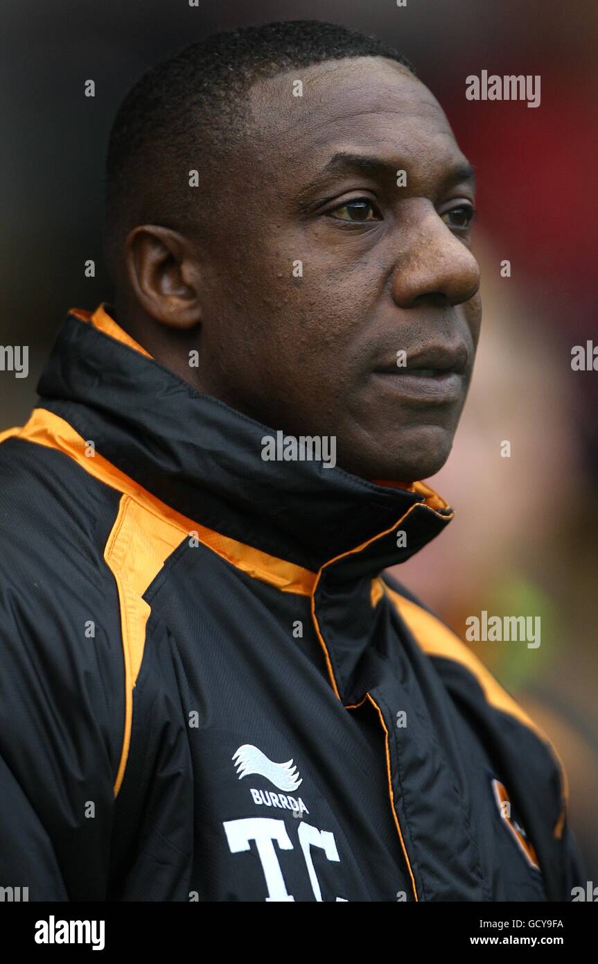 Wolverhampton wanderers manager terry connor hires stock photography