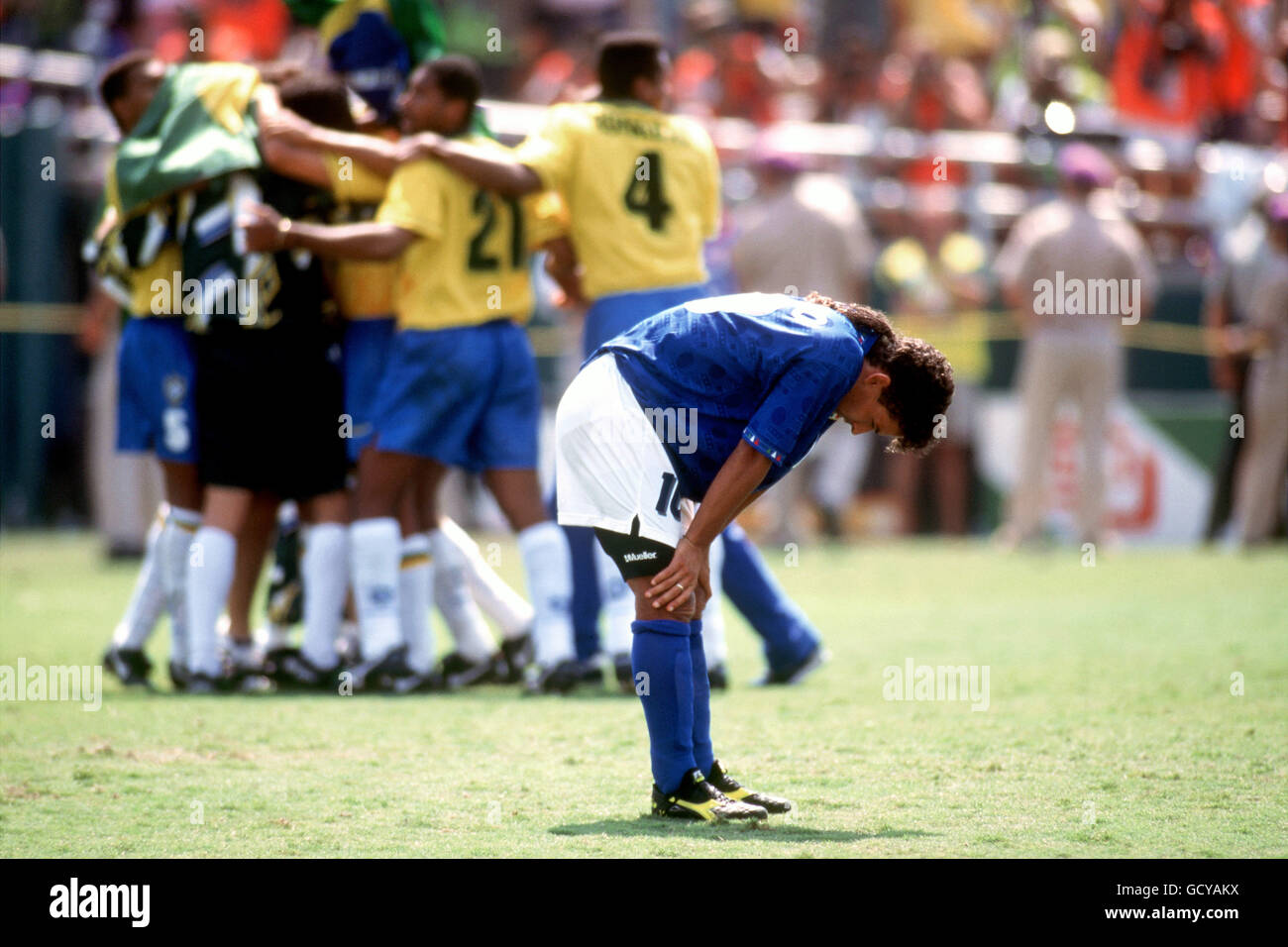 Soccer - 1994 FIFA World Cup - Final - Brazil v Italy - Rose Bowl, Pasadena Stock Photo