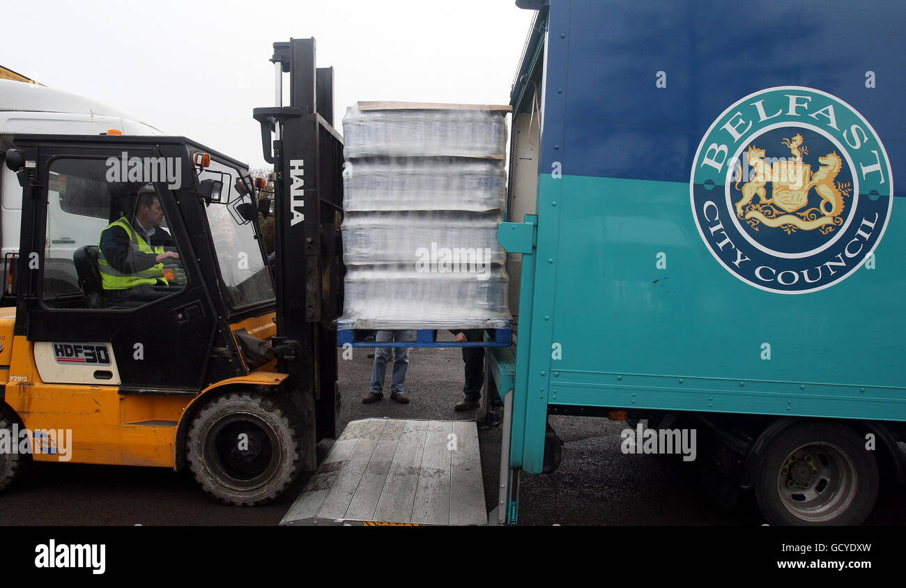 Ulster water supply disruption Stock Photo Alamy