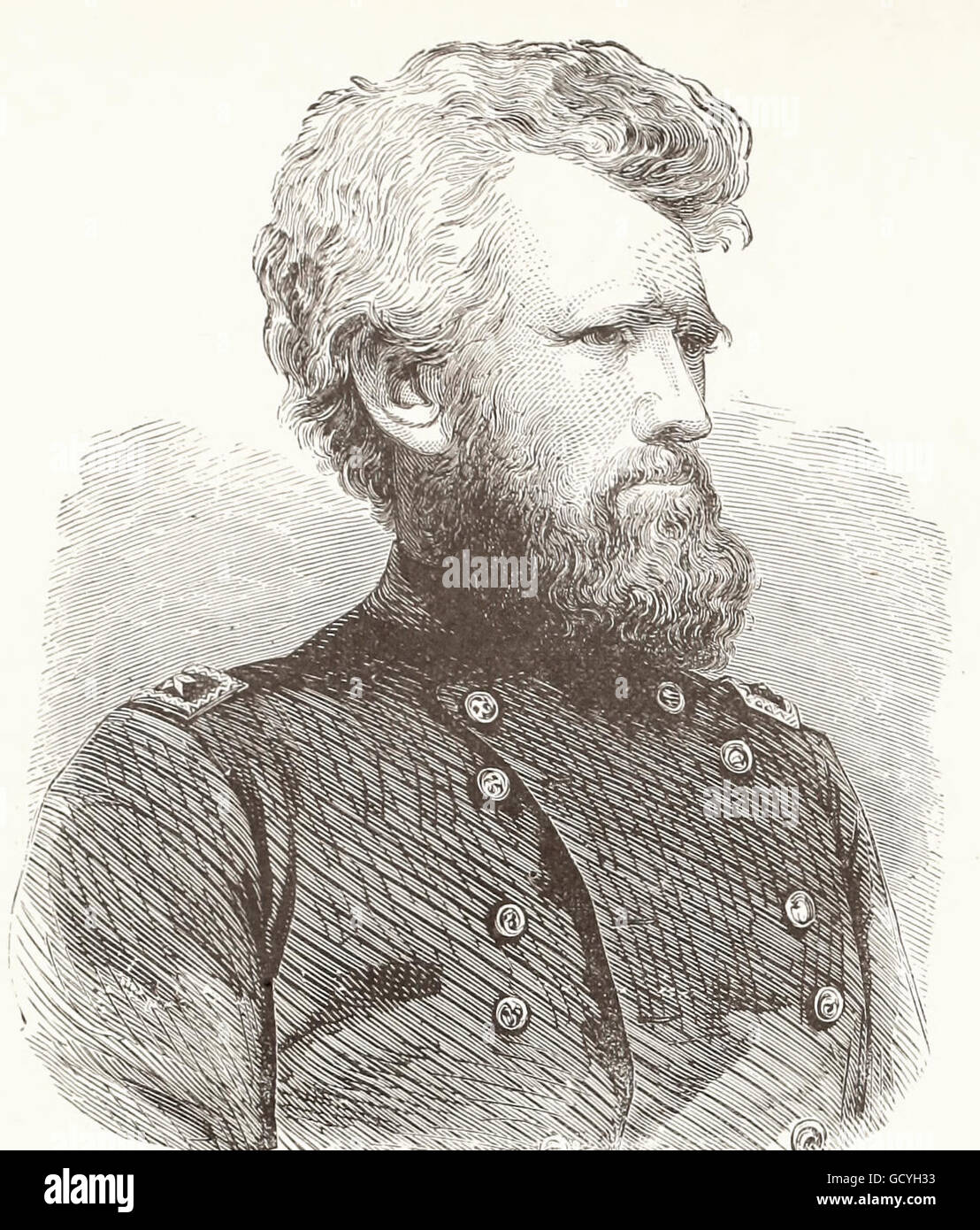 General Robert H Milroy, USA Civil War Stock Photo