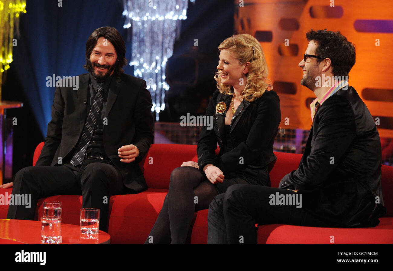 Keanu Reeves, Emilia Fox and Marcus Brigstocke appear on the Graham ...
