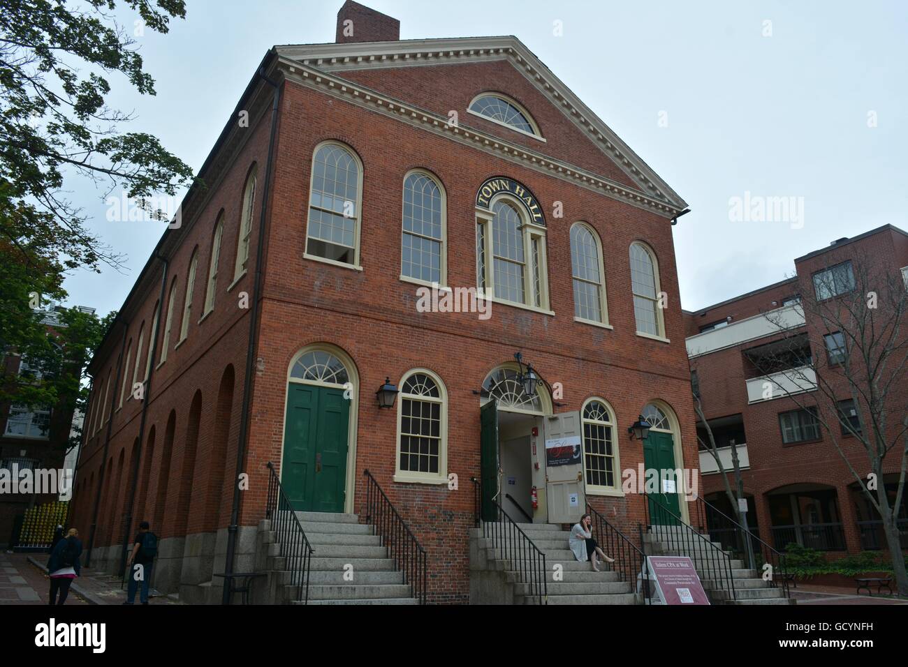 Old City Hall in downtown Salem, Massachusetts Stock Photo Alamy