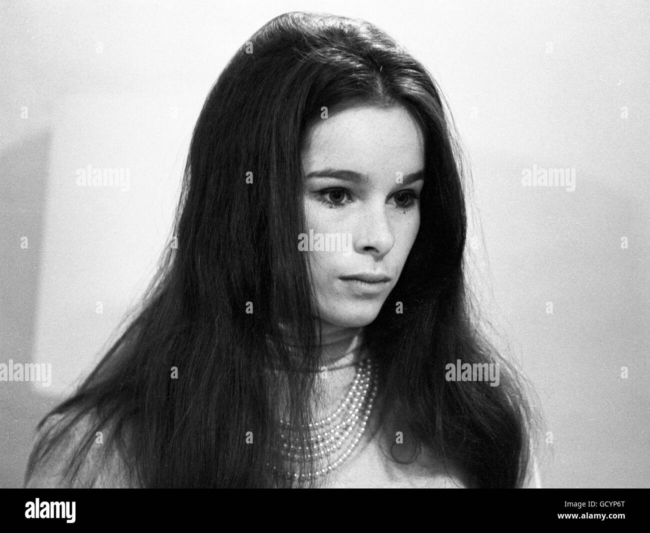Geraldine Chaplin, photographed in London, January 1965 Stock Photo - Alamy