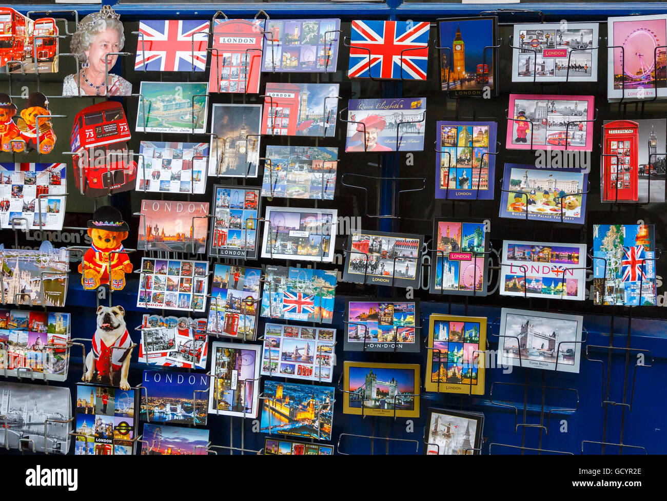 Shop and postcards Stock Photo Alamy